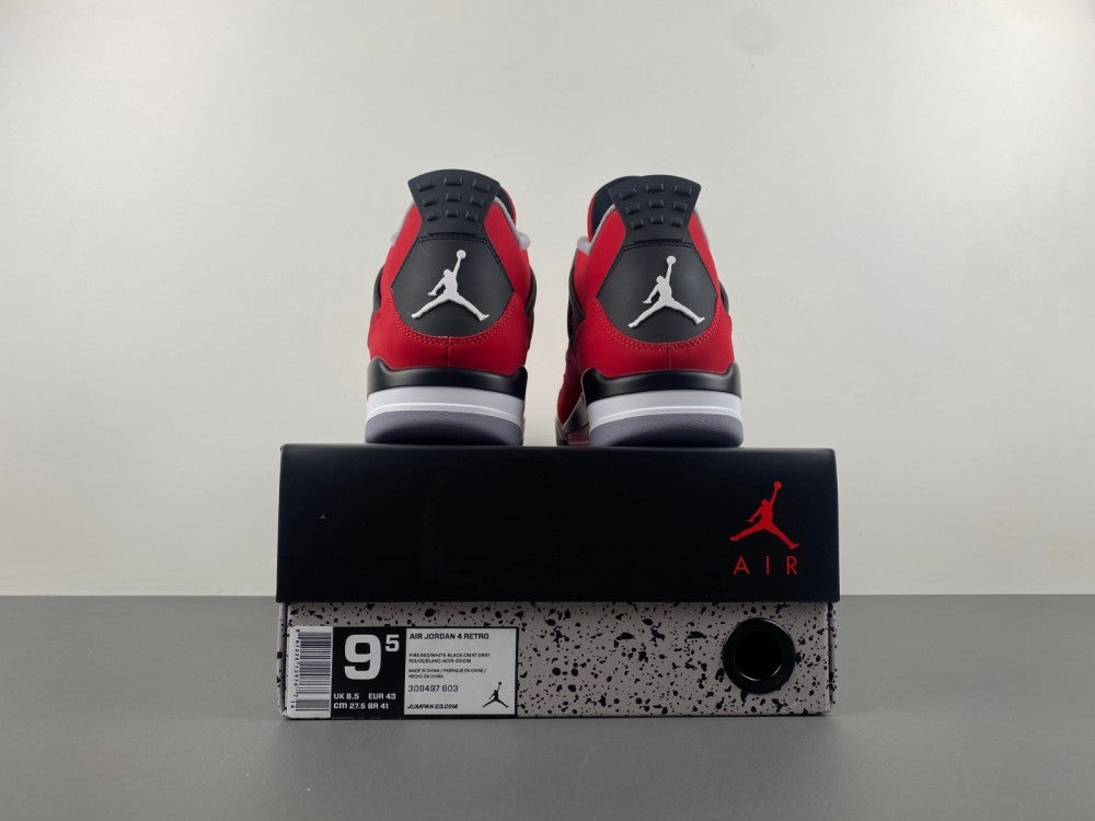 Retro Mid Top Sneakers, Red Colorway, Lace Up Design, Casual Gift for Sneaker Fans