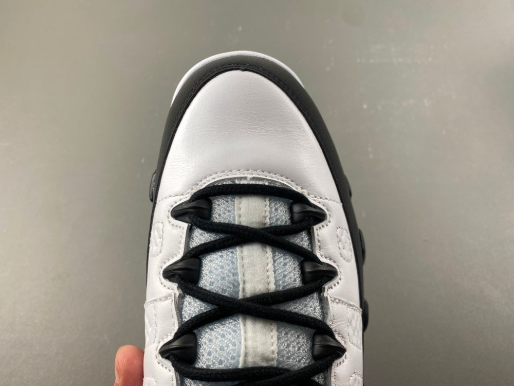 Retro Low Top Sneakers, White Black Colorway, Lace Up Design, Casual Gift for Sneaker Fans