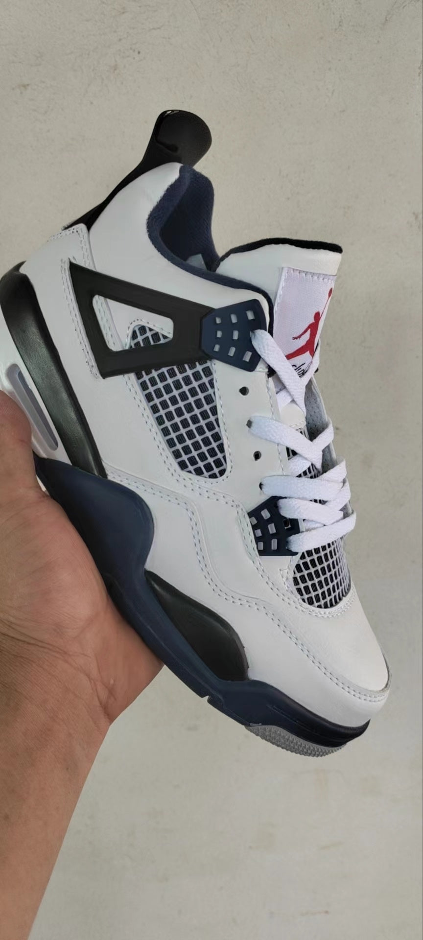 Sneakers, Blue White Colorway, Lace Up Design, Casual Gift for Sneaker Fans