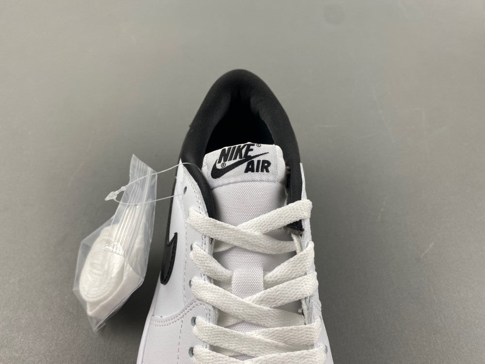 Low Top Sneakers, White Black Colorway, Lace Up Design, Casual Gift for Sneaker Fans