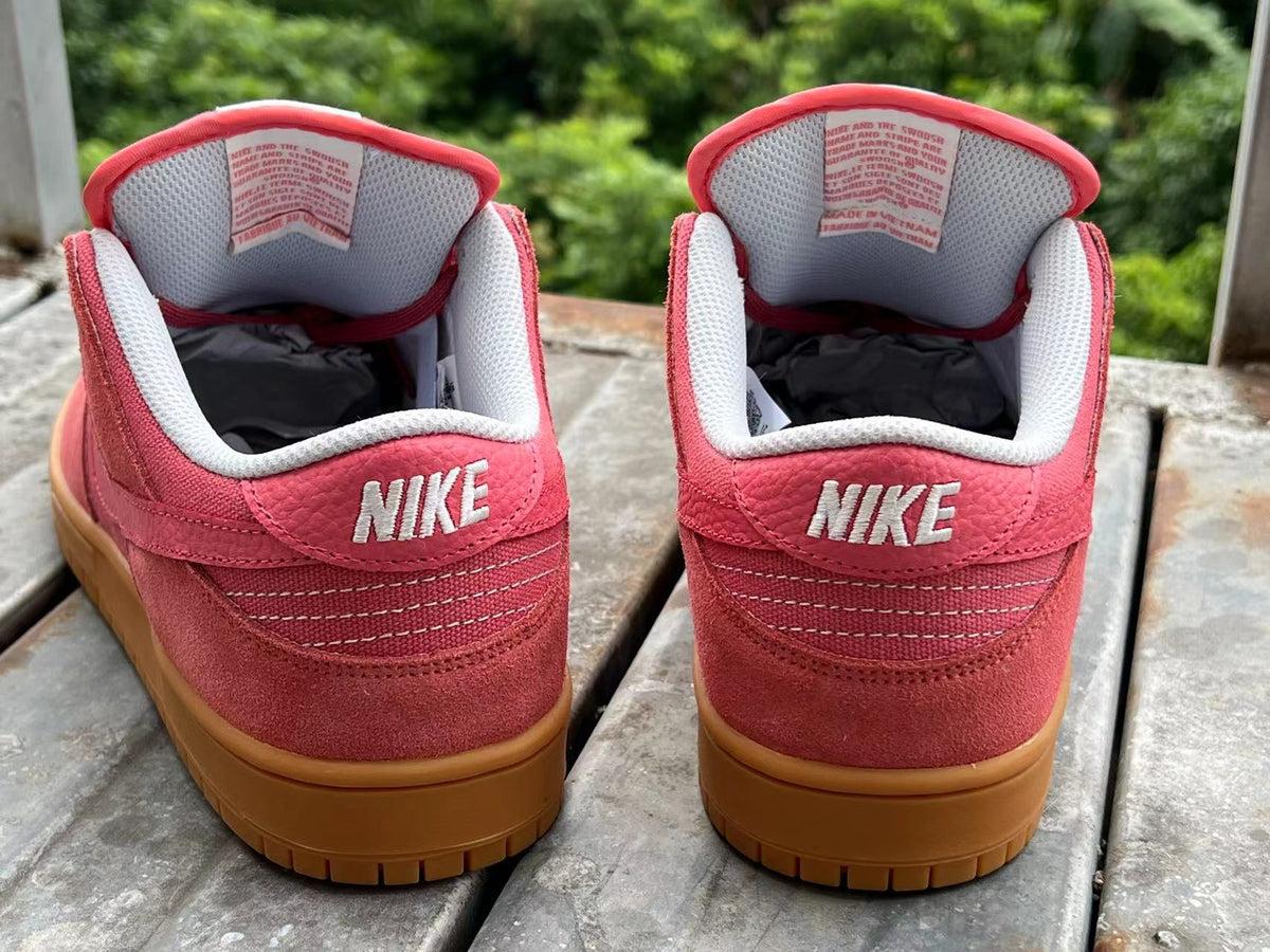 Low Top Sneakers, Coral Colorway, Lace Up Design, Casual Gift for Sneaker Fans