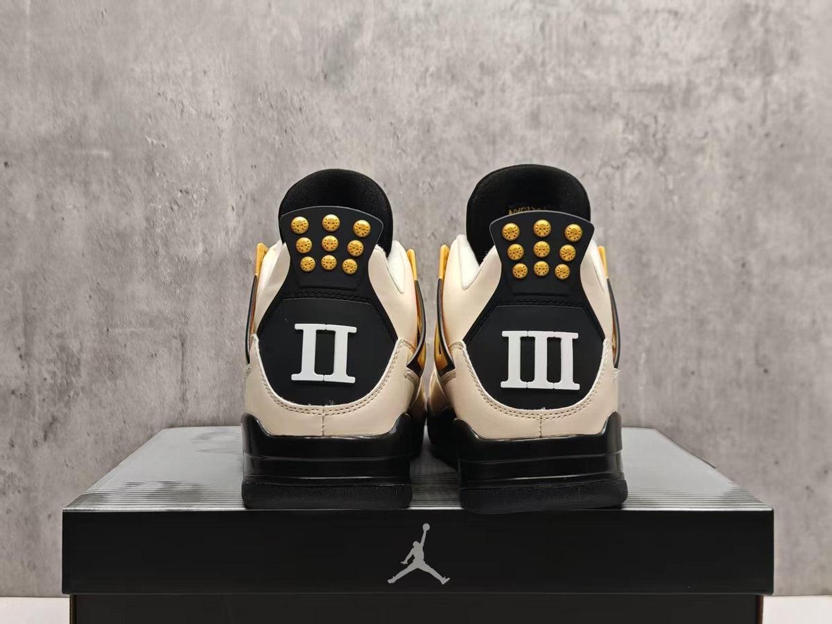 Mid Top Sneakers, Beige Black Yellow Colorway, Lace Up Design, Casual Gift for Sneaker Fans