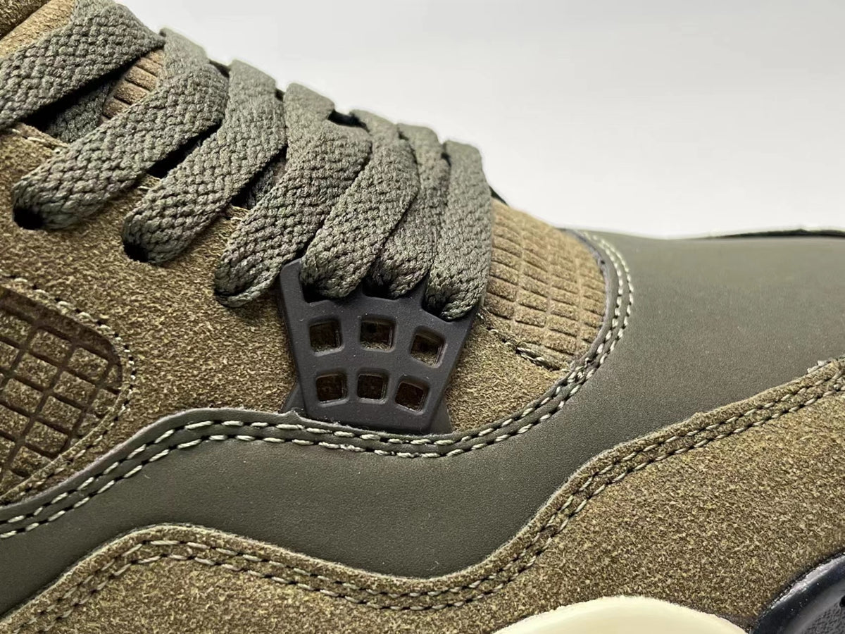Low Top Sneakers, Olive Green Colorway, Lace Up Design, Casual Gift for Sneaker Fans