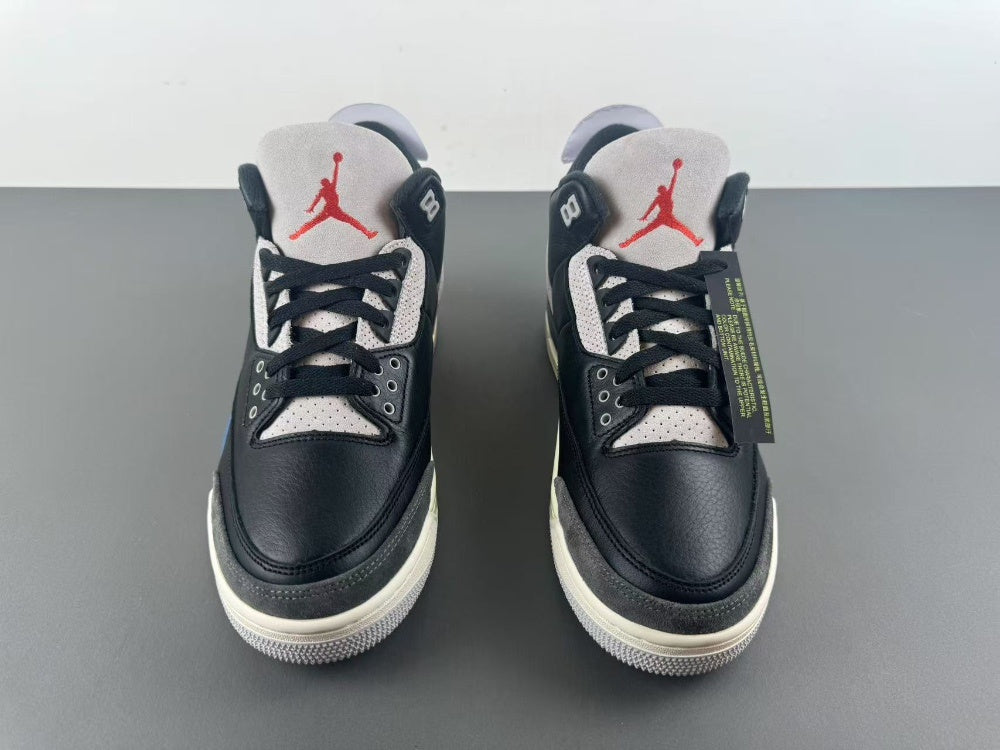 Low Top Sneakers, Blue Black Red Gray Colorway, Lace Up Design, Casual Gift for Sneaker Fans