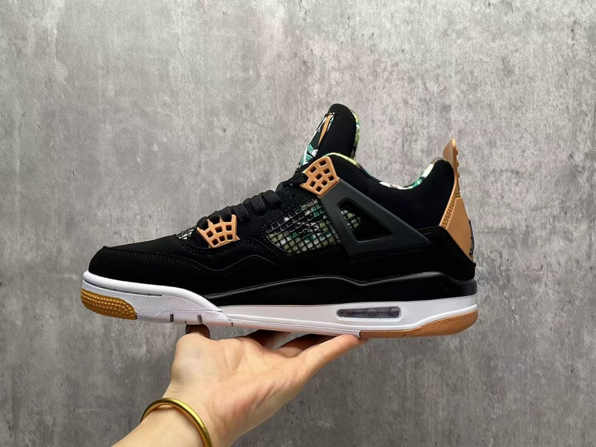 Mid Top Sneakers, Black Yellow Colorway, Lace Up Design, Casual Gift for Sneaker Fans