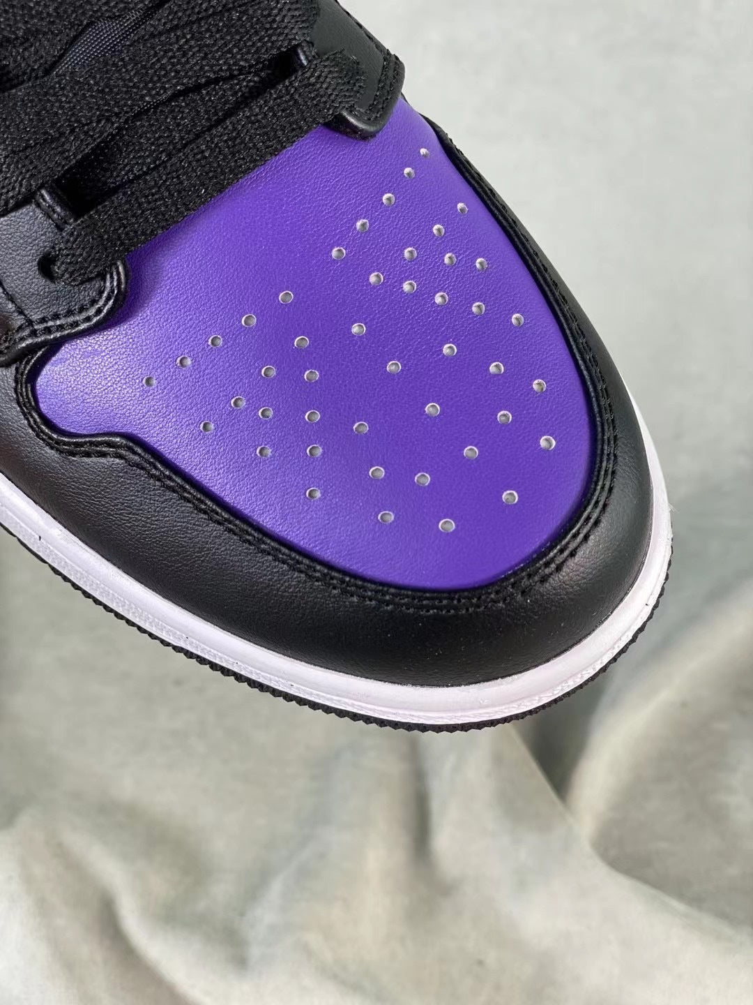 Low Top Sneakers, Black Yellow Purple Colorway, Lace Up Design, Casual Gift for Sneaker Fans