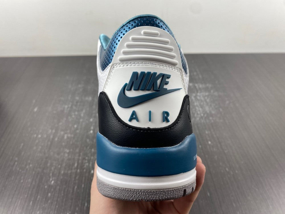 Retro Low Top Sneakers, Blue White Black Colorway, Lace Up Design, Casual Gift for Sneaker Fans