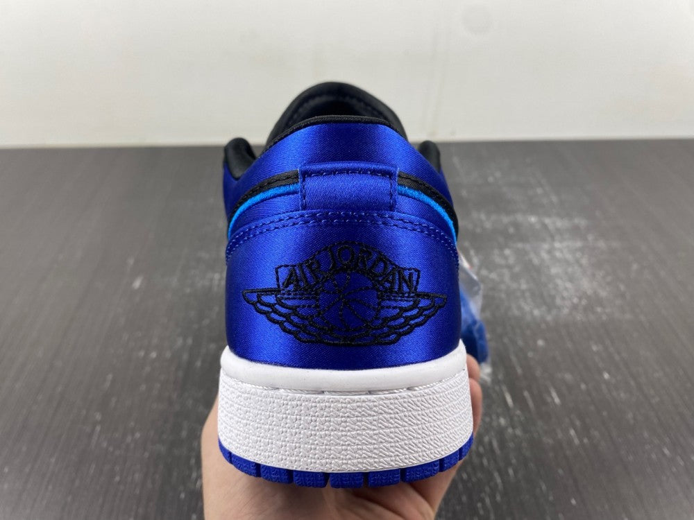 Low Top Sneakers, Black Blue Colorway, Lace Up Design, Casual Gift for Sneaker Fans