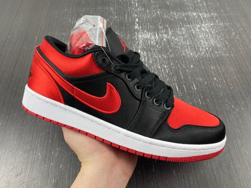 Low Top Sneakers, Black Red Colorway, Lace Up Design, Casual Gift for Sneaker Fans