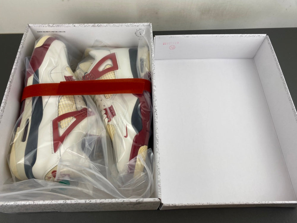 Low Top Sneakers, White Black Red Colorway, Lace Up Design, Casual Gift for Sneaker Fans