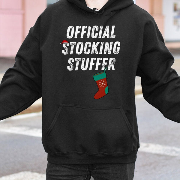 Humorous Christmas Stocking Stuffer Sweatshirt, Stocking Stuffer Hoodie, Holiday Quote Graphic Hoodie, Comfy Winter Pullover,