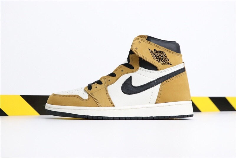 High Top Sneakers, Yellow White Colorway, Lace Up Design, Casual Gift for Sneaker Fans