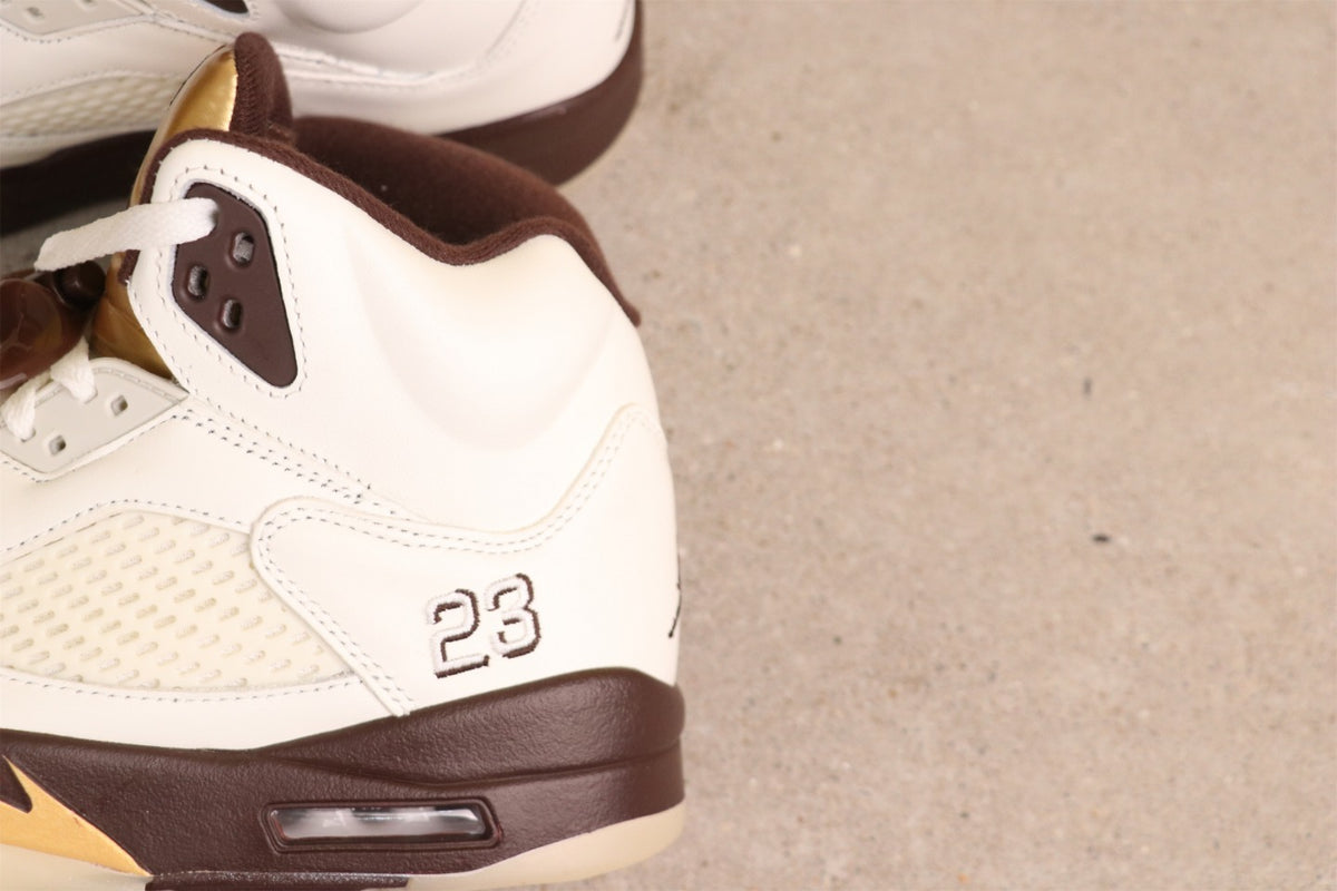 High Top Sneakers, Gold Colorway, Lace Up Design, Casual Gift for Sneaker Fans