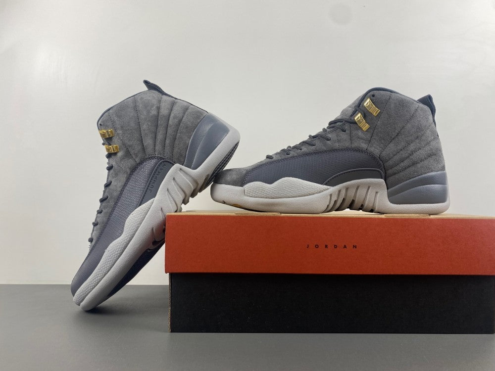 High Top Sneakers, Gray Gold Colorway, Lace Up Design, Casual Gift for Sneaker Fans