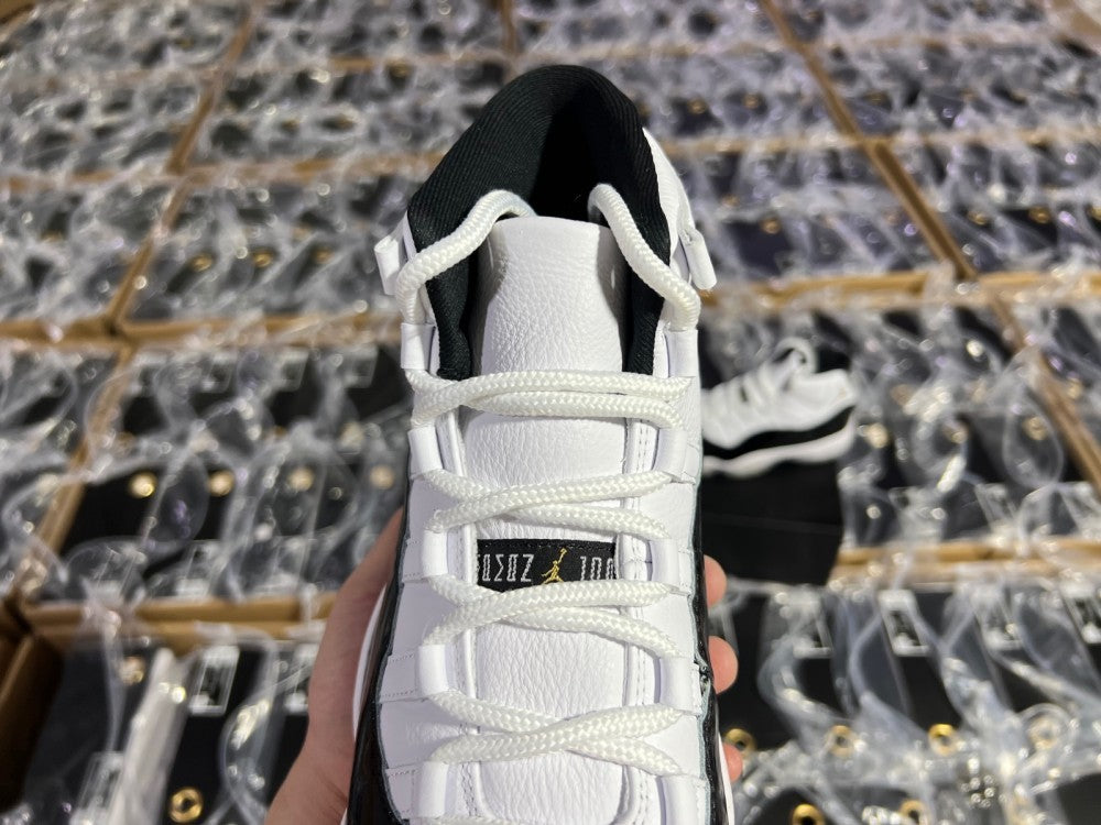 Sneakers, White Black Gold Colorway, Lace Up Design, Casual Gift for Sneaker Fans