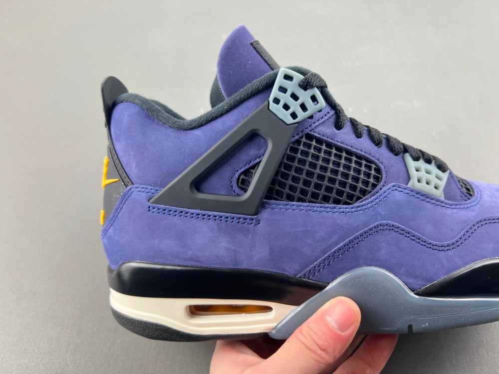 Retro Mid Top Sneakers, Purple Colorway, Lace Up Design, Casual Gift for Sneaker Fans