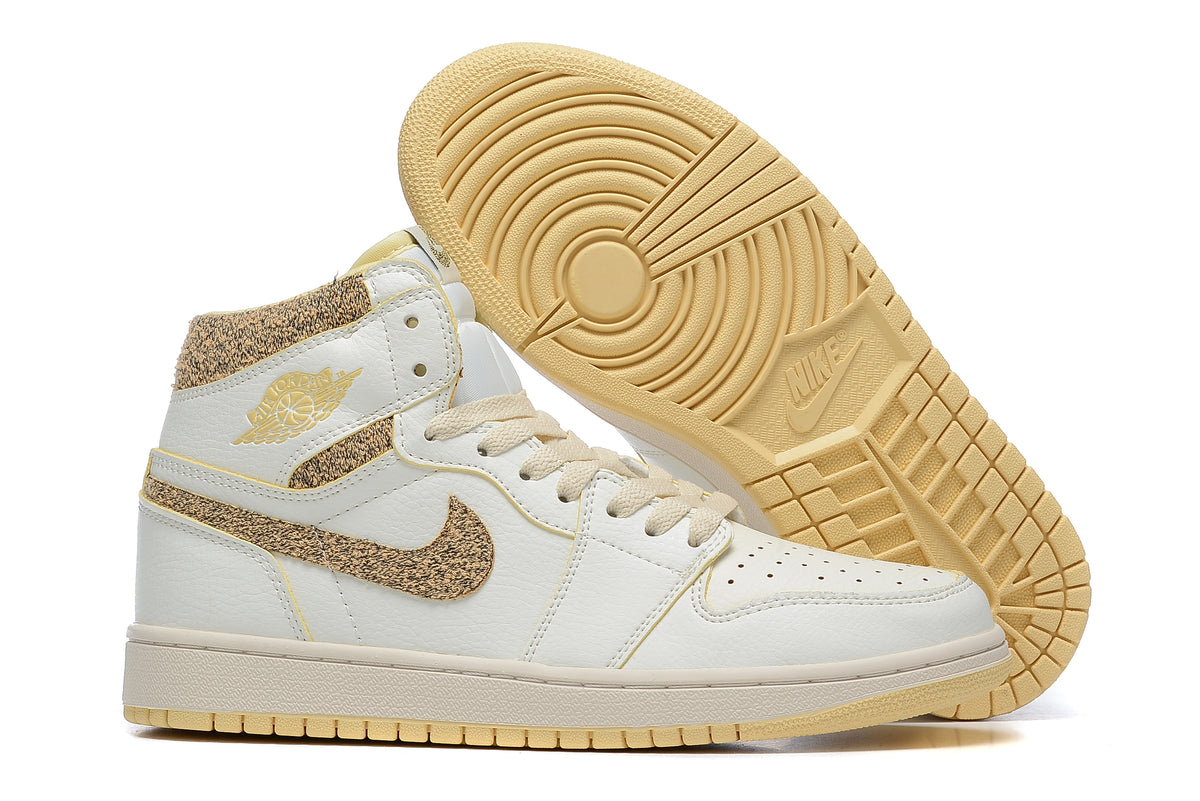 Sneakers, White Beige Colorway, Lace Up Design, Casual Gift for Sneaker Fans