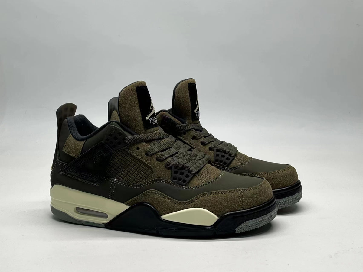 Low Top Sneakers, Olive Green Colorway, Lace Up Design, Casual Gift for Sneaker Fans