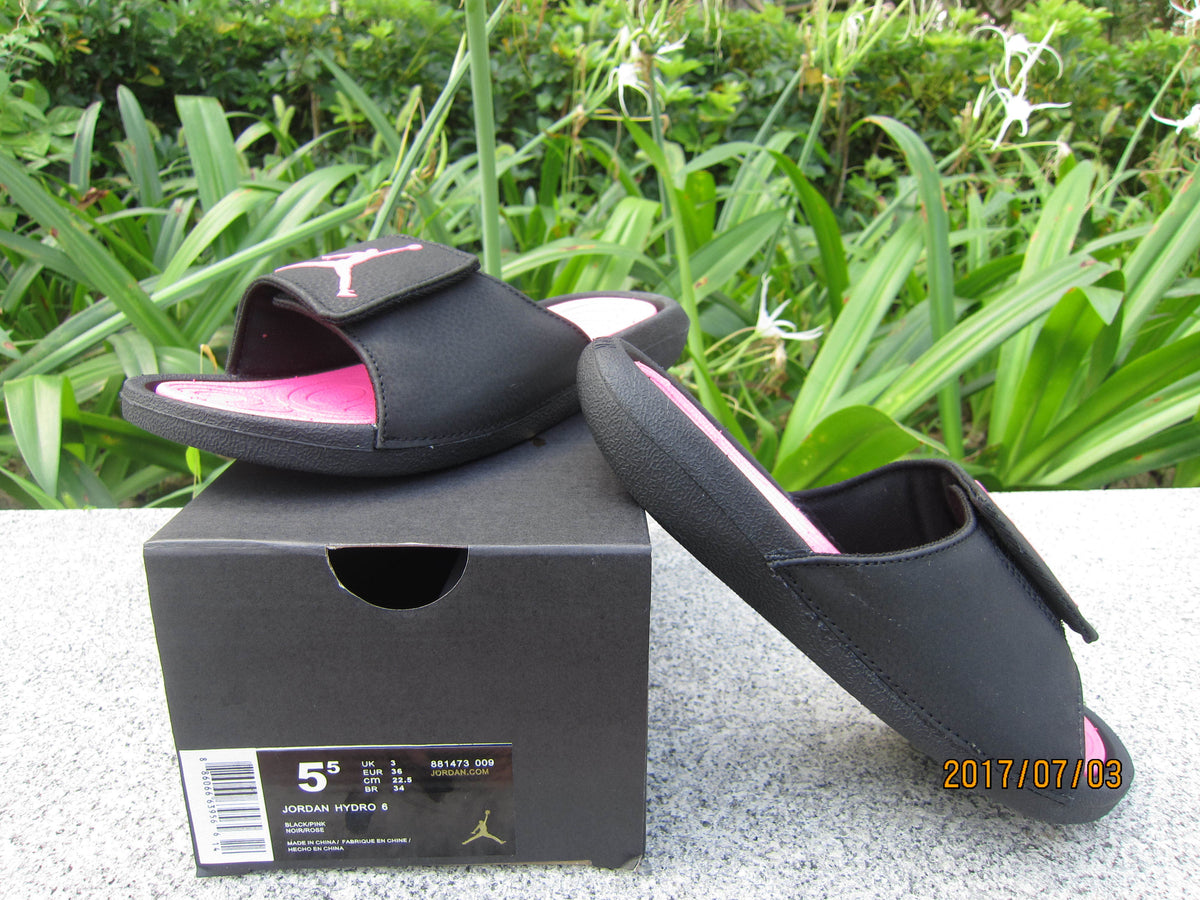 Slides, Black Pink Colorway, Slip On Design, Casual Gift for Shoe Lovers