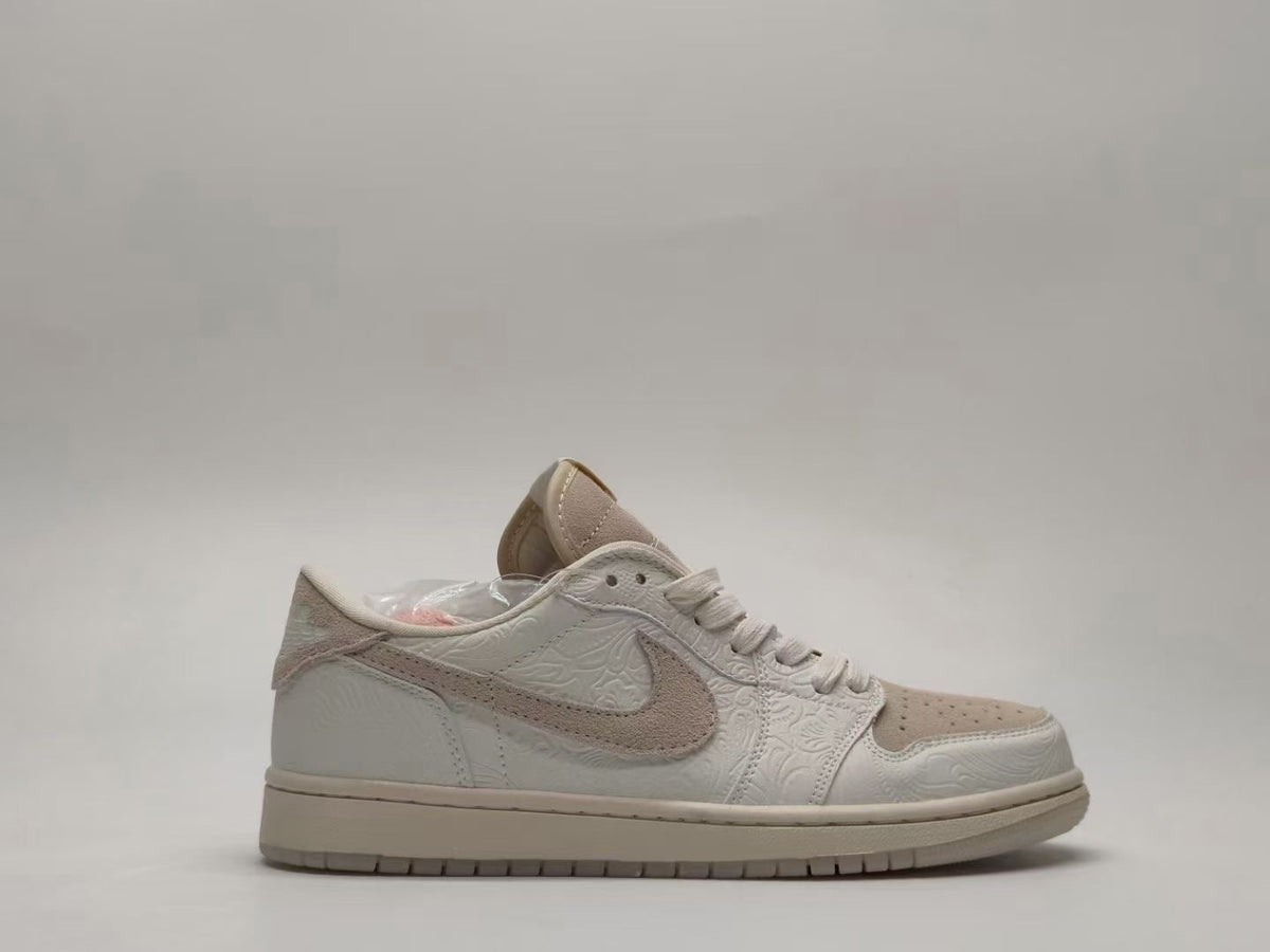 Low Top Sneakers, Beige Colorway, Lace Up Design, Casual Gift for Sneaker Fans