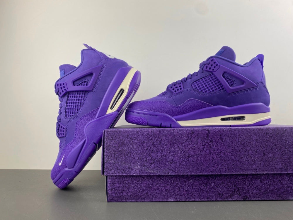 Retro Low Top Sneakers, Purple Colorway, Lace Up Design, Casual Gift for Sneaker Fans