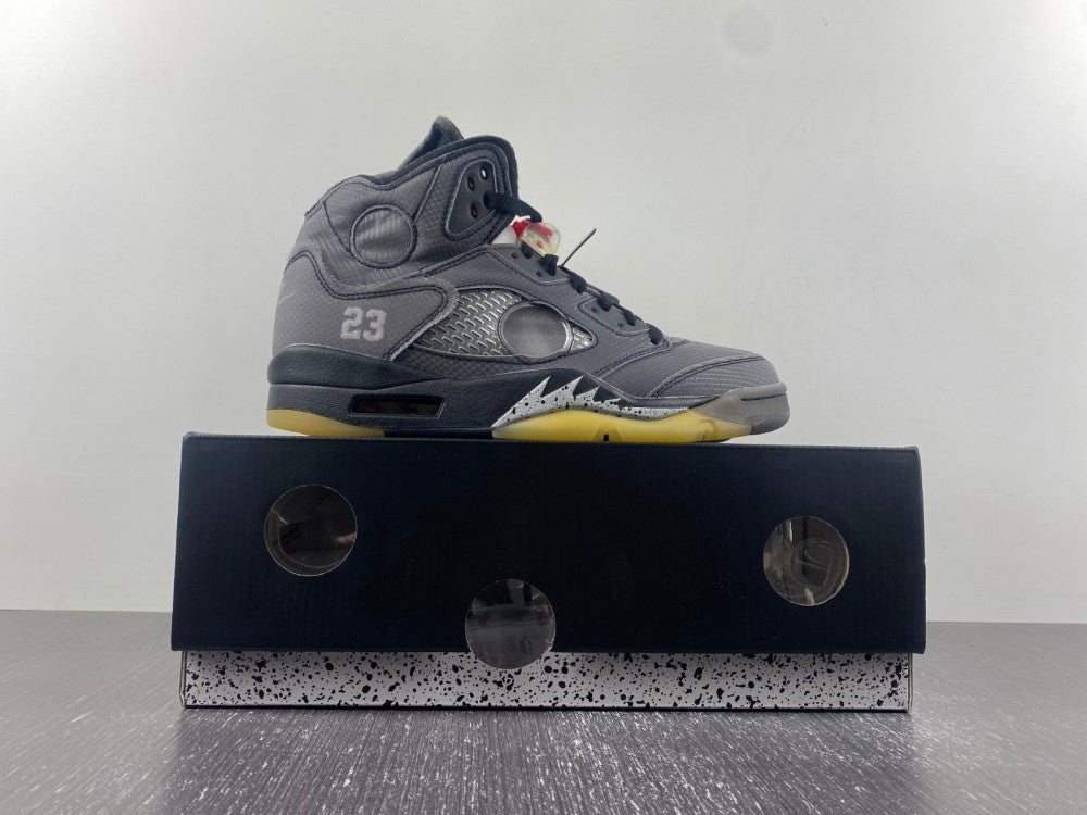 Sneakers, Yellow Gray Off White Colorway, Reflective Detail, Lace Up Design, Casual Gift for Sneaker Fans