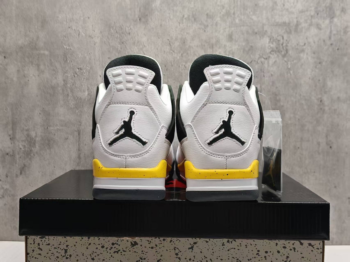 Mid Top Sneakers, White Black Yellow Colorway, Lace Up Design, Casual Gift for Sneaker Fans