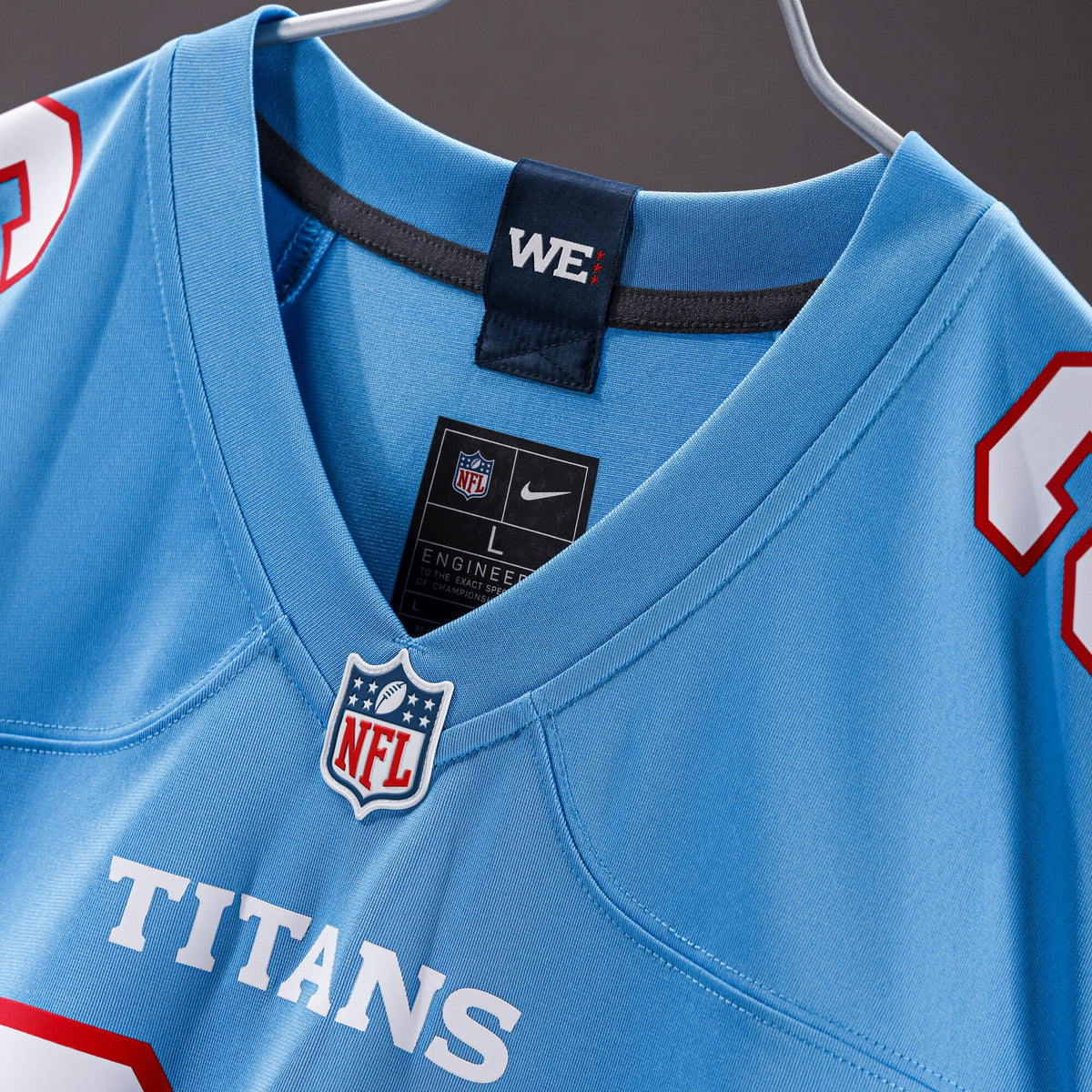 Tennessee Titans Tyjae Spears Light Blue Game Jersey