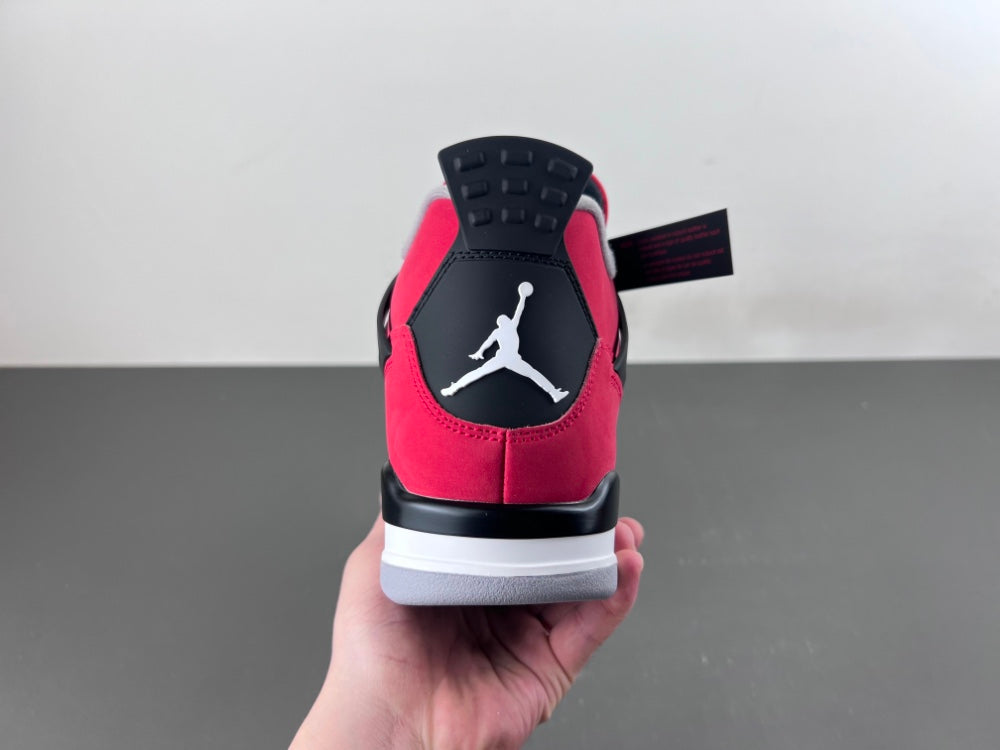 Mid Top Sneakers, Red Black Colorway, Lace Up Design, Casual Gift for Sneaker Fans