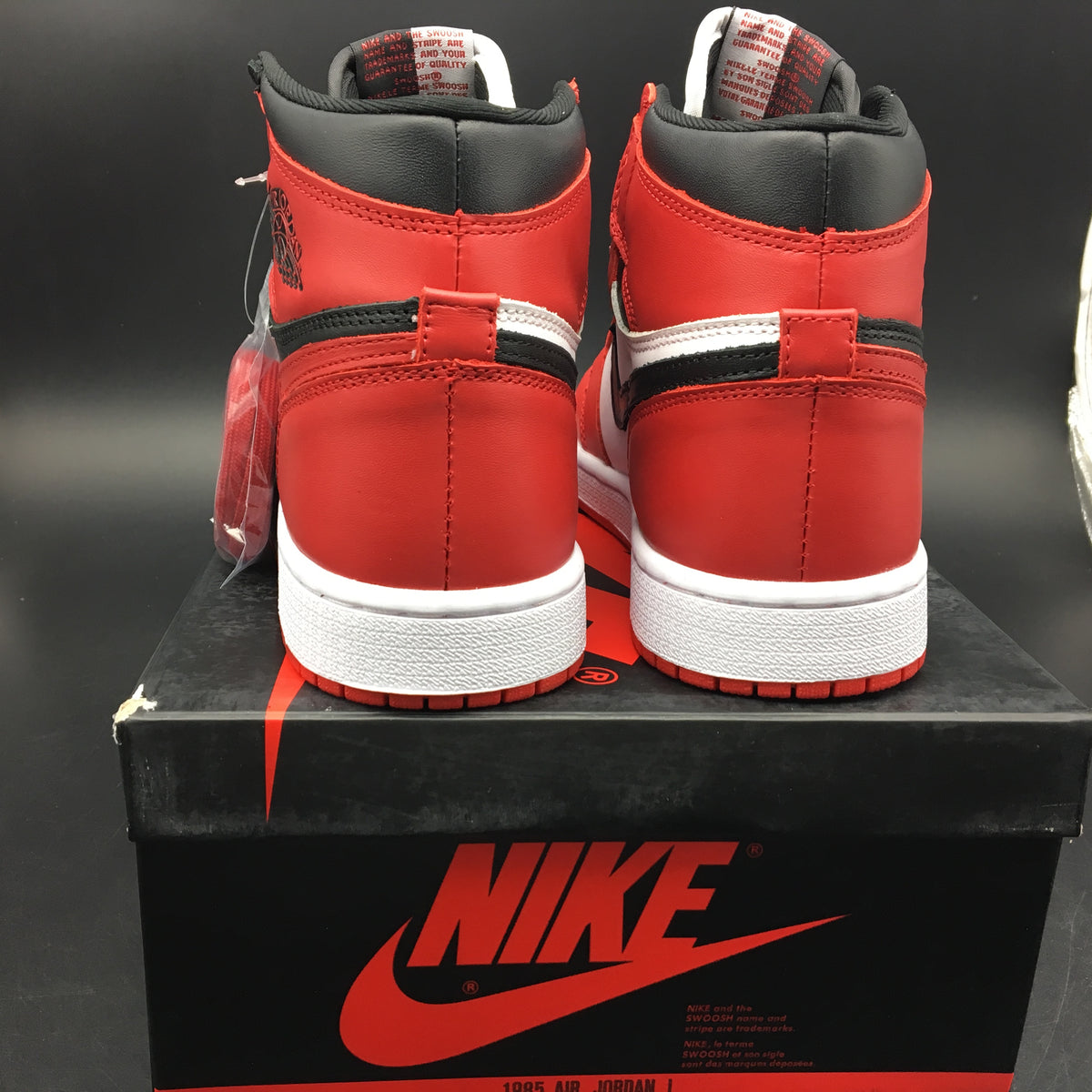 Sneakers, Red Black Colorway, Leather Footwear, Lace Up Design, Casual Gift for Sneaker Fans
