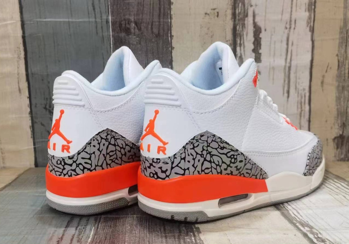 Low Top Sneakers, White Red Orange Colorway, Lace Up Design, Casual Gift for Sneaker Fans