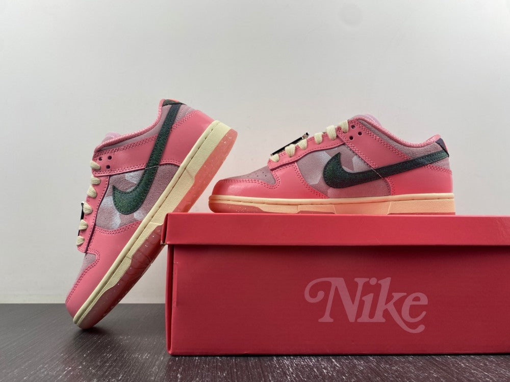 Low Top Sneakers, Pink Colorway, Lace Up Design, Casual Gift for Sneaker Fans