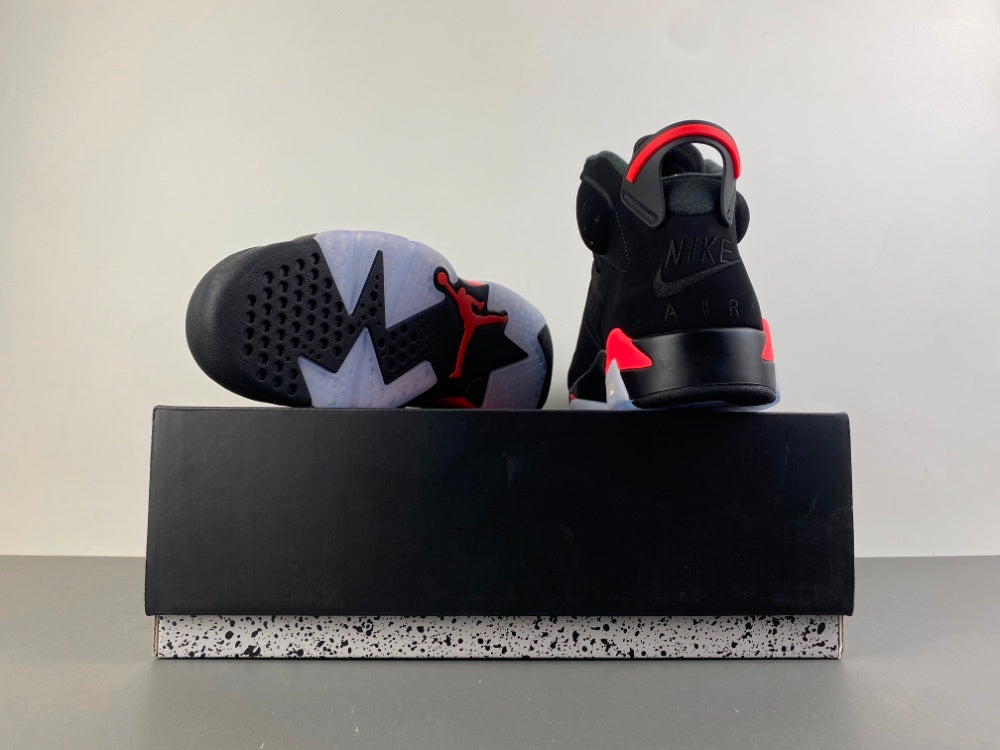 Retro High Top Sneakers, Black Red Colorway, Lace Up Design, Casual Gift for Sneaker Fans