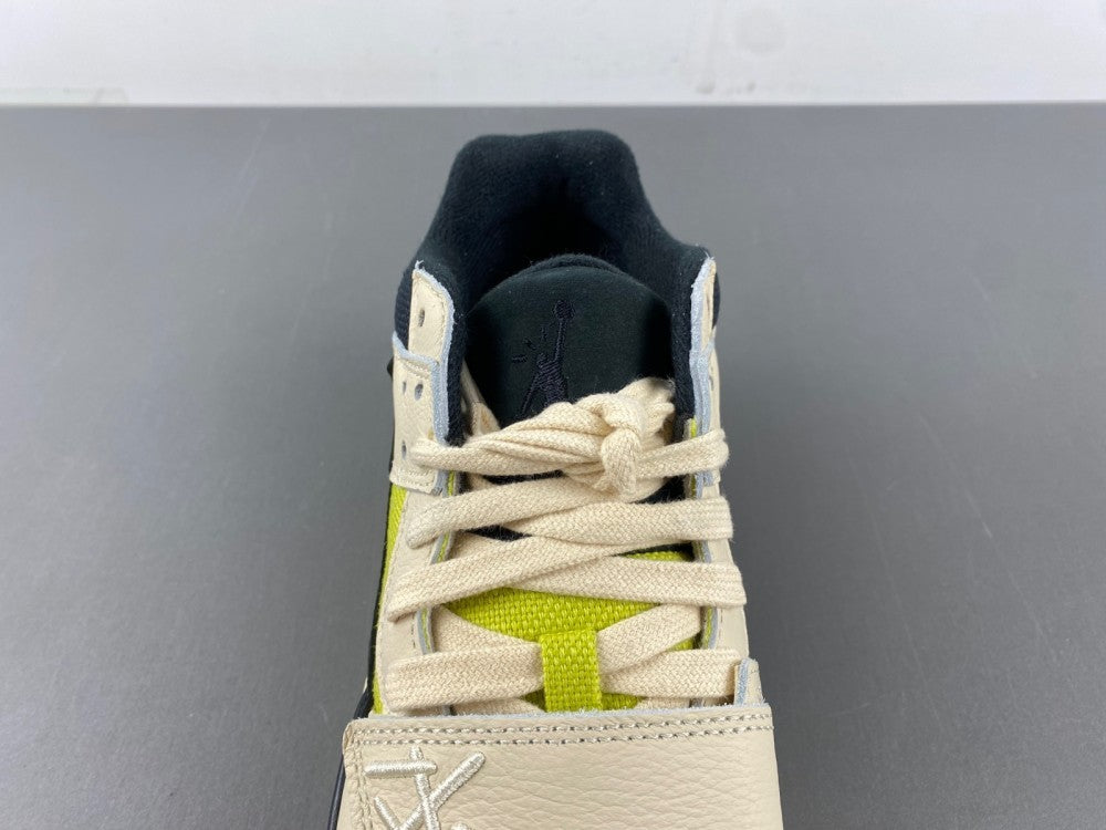 Low Top Sneakers, Green Yellow Colorway, Lace Up Design, Casual Gift for Sneaker Fans