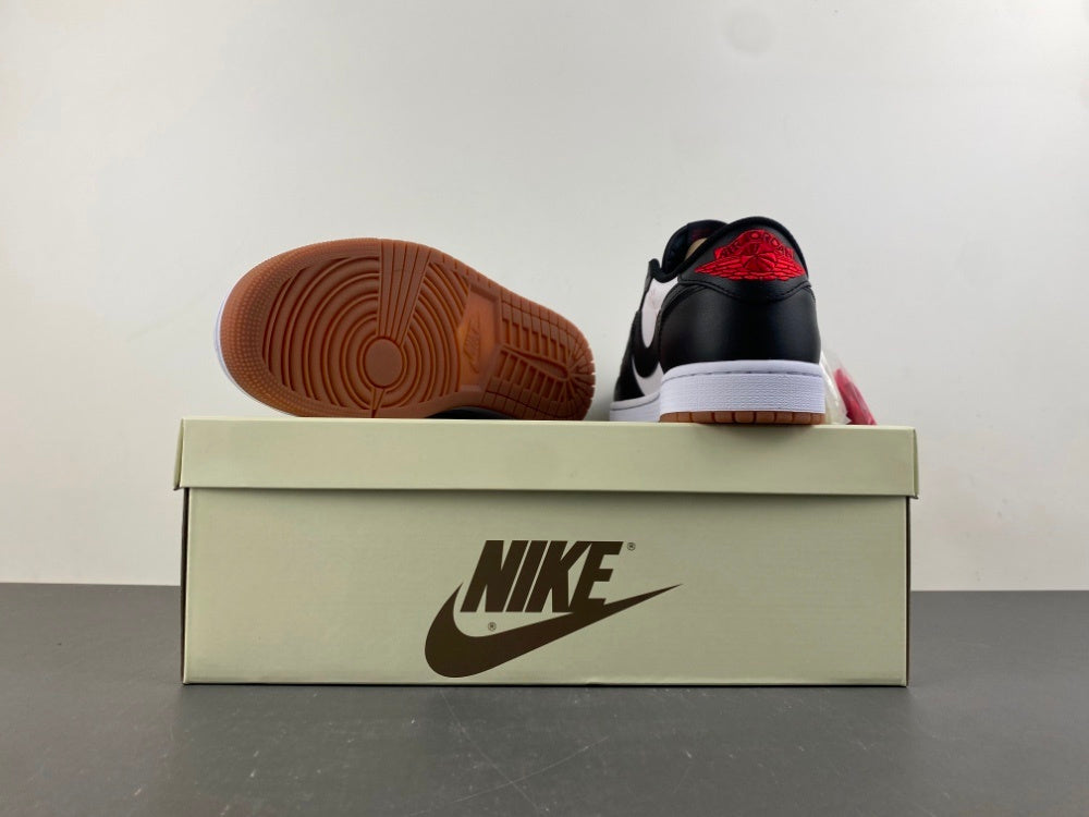 Low Top Sneakers, White Black Red Brown Colorway, Leather Footwear, Reverse Hook Design, Lace Up Design, Casual Gift for Sneaker Fans