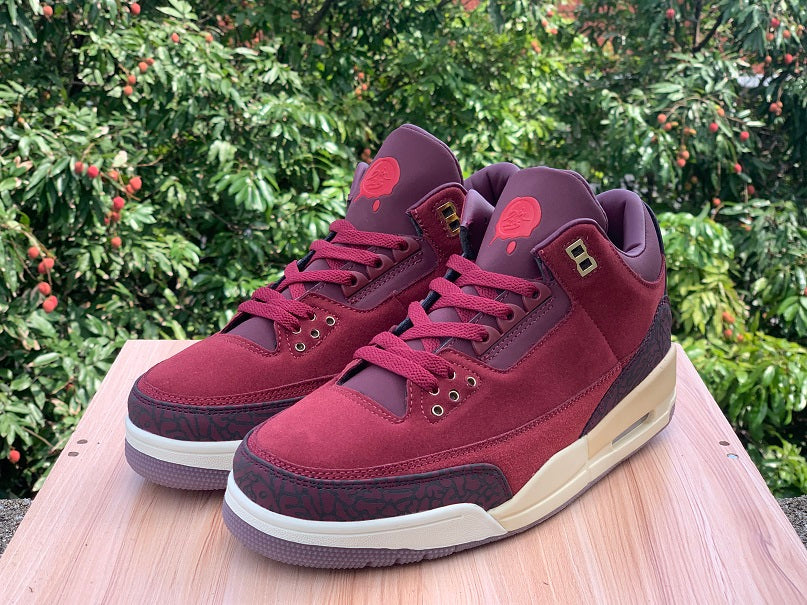 Mid Top Sneakers, Red Beige Colorway, Lace Up Design, Casual Gift for Sneaker Fans