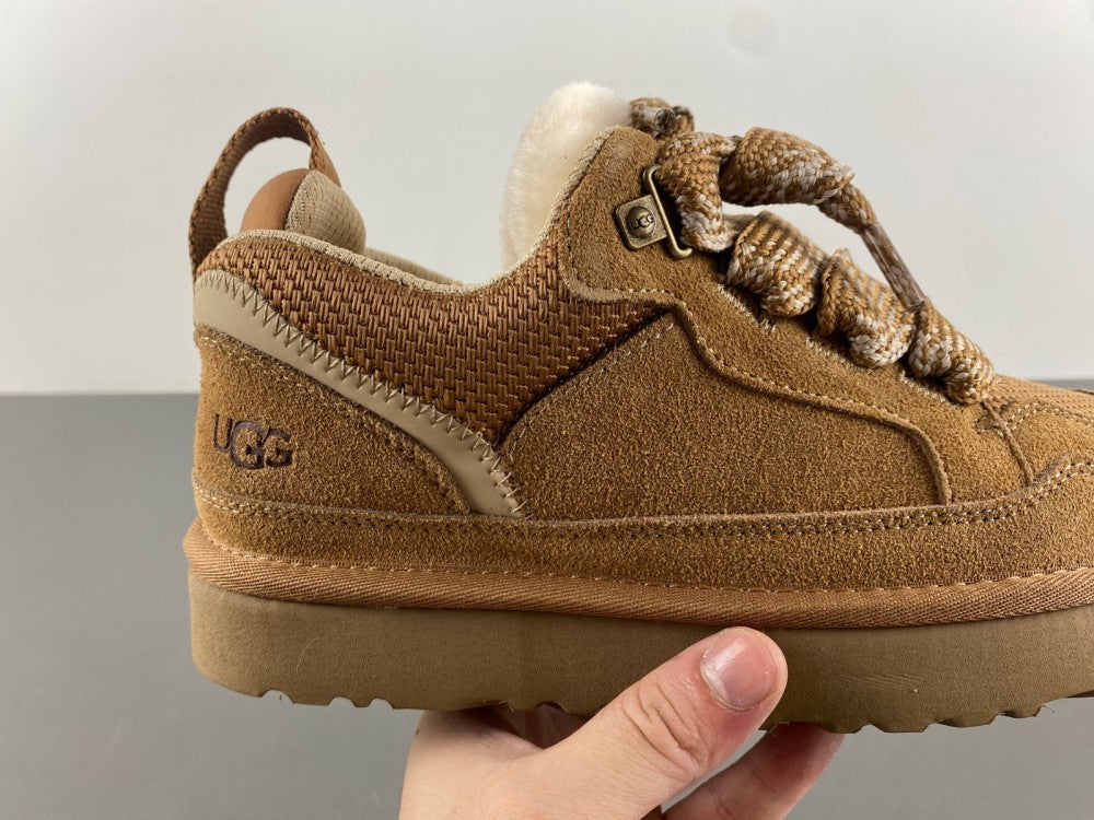 Low Top Sneakers, Brown Colorway, Lace Up Design, Casual Gift for Sneaker Fans