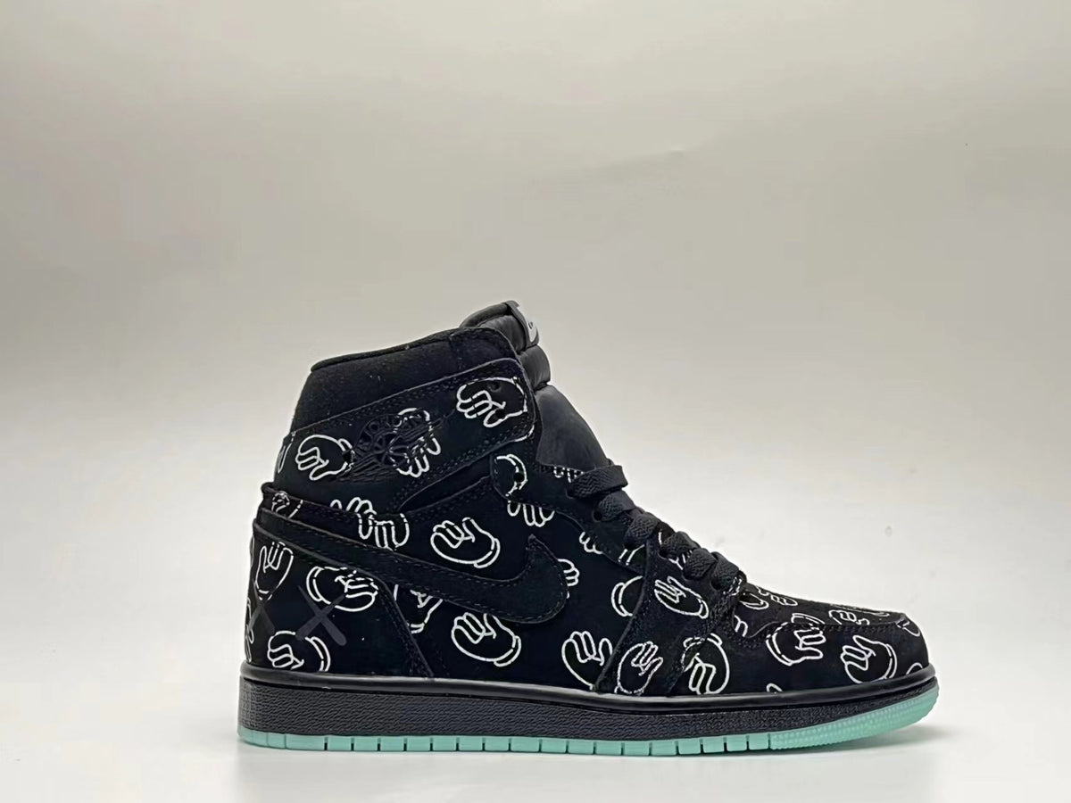 Sneakers, Black Colorway, Lace Up Design, Casual Gift for Sneaker Fans