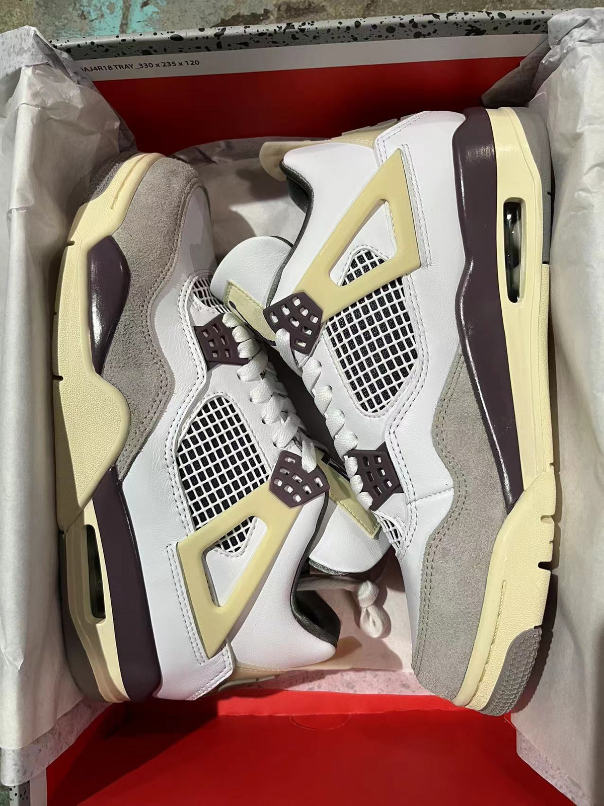Sneakers, Off White Gray Colorway, Lace Up Design, Casual Gift for Sneaker Fans