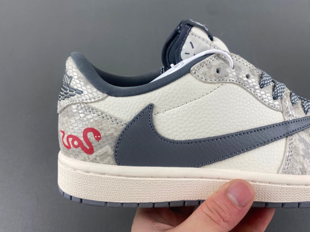 Low Top Sneakers, Off White Red Gray Colorway, Reverse Hook Design, Lace Up Design, Casual Gift for Sneaker Fans