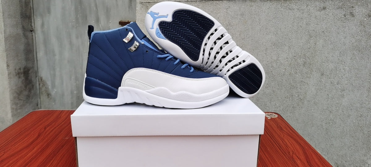 Sneakers, Blue White Colorway, Lace Up Design, Casual Gift for Sneaker Fans