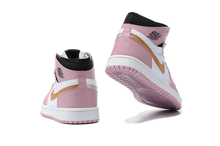 Sneakers, Pink White Colorway, Lace Up Design, Casual Gift for Sneaker Fans