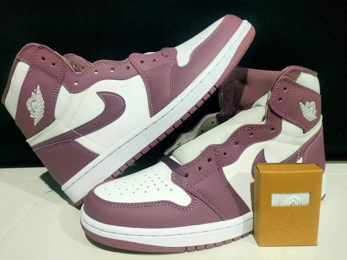 High Top Sneakers, White Purple Pink Colorway, Lace Up Design, Casual Gift for Sneaker Fans