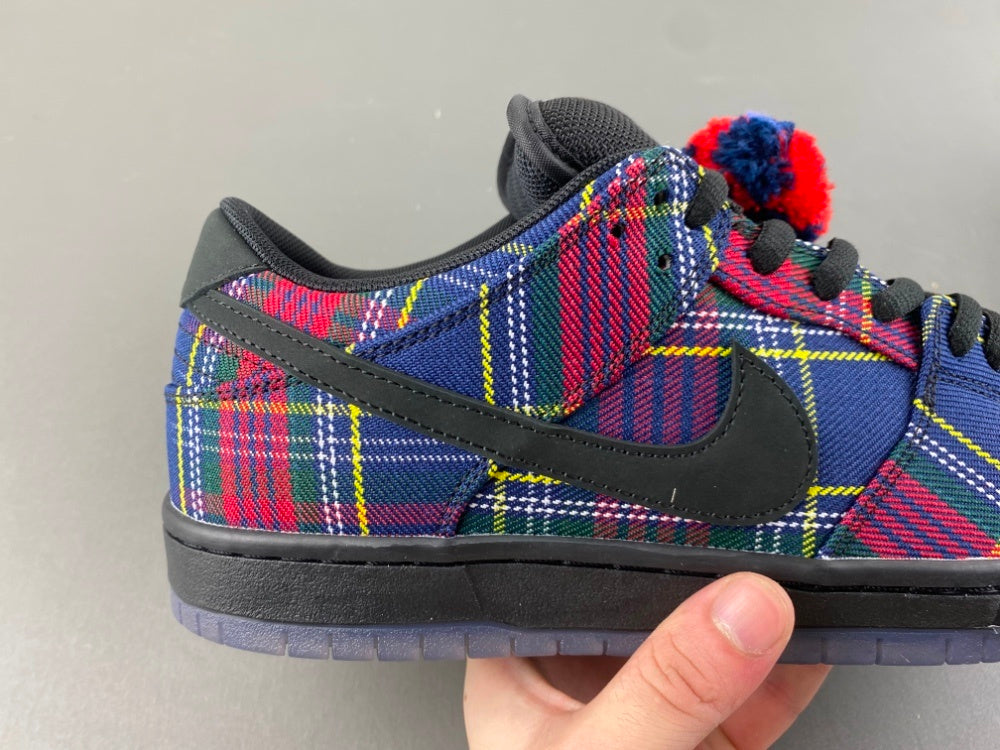 Low Top Sneakers, Blue Red Colorway, Lace Up Design, Casual Gift for Sneaker Fans