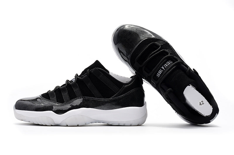 Retro Low Top Sneakers, Black White Colorway, Lace Up Design, Casual Gift for Sneaker Fans