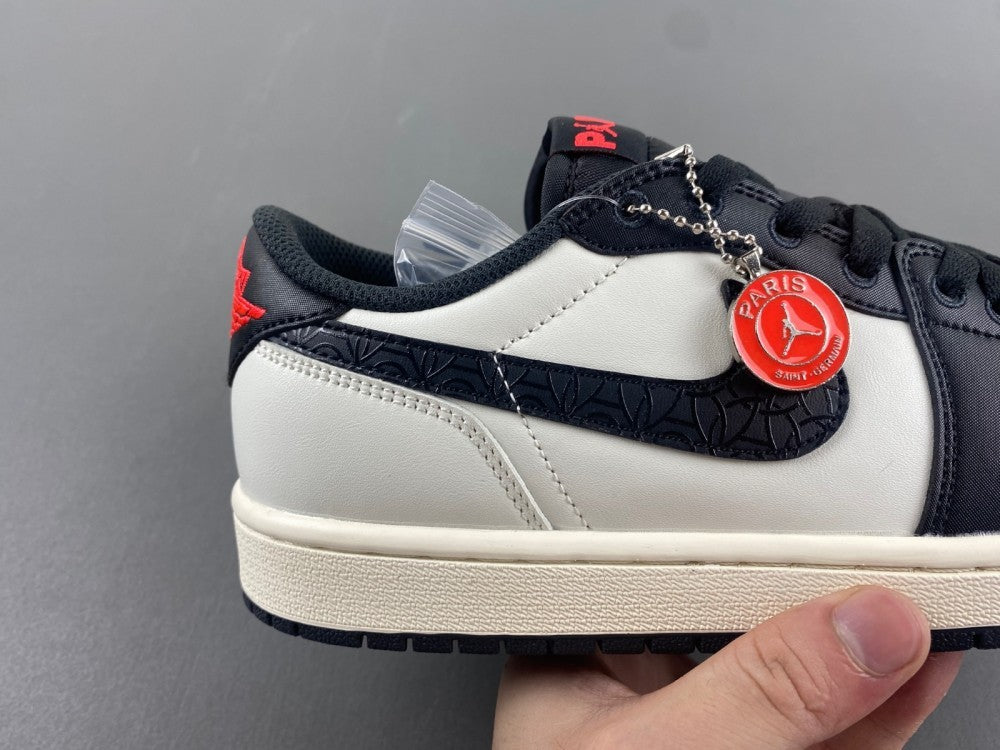 Low Top Sneakers, White Black Red Colorway, Lace Up Design, Casual Gift for Sneaker Fans