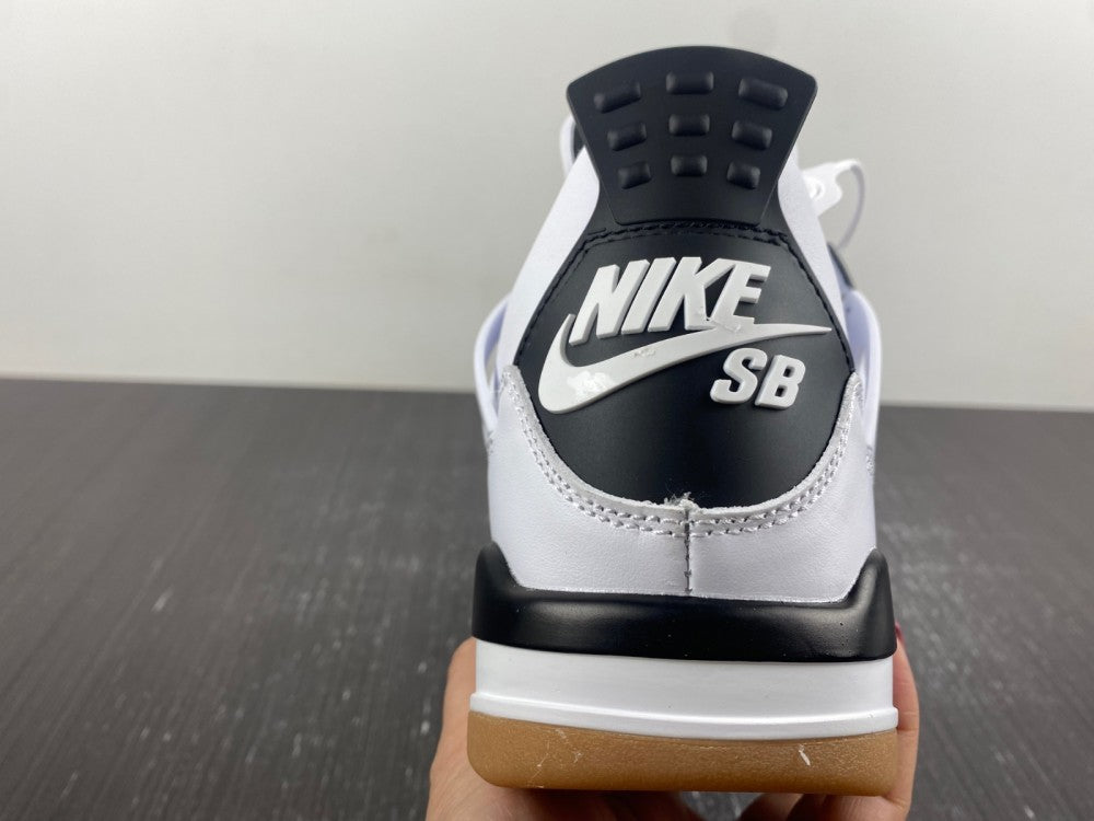 Sneakers, White Black Gray Colorway, Leather Footwear, Lace Up Design, Casual Gift for Sneaker Fans