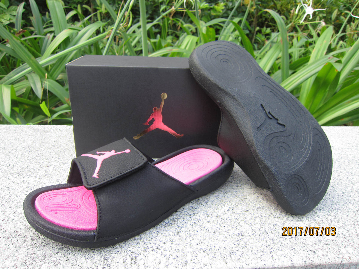 Slides, Black Pink Colorway, Slip On Design, Casual Gift for Shoe Lovers