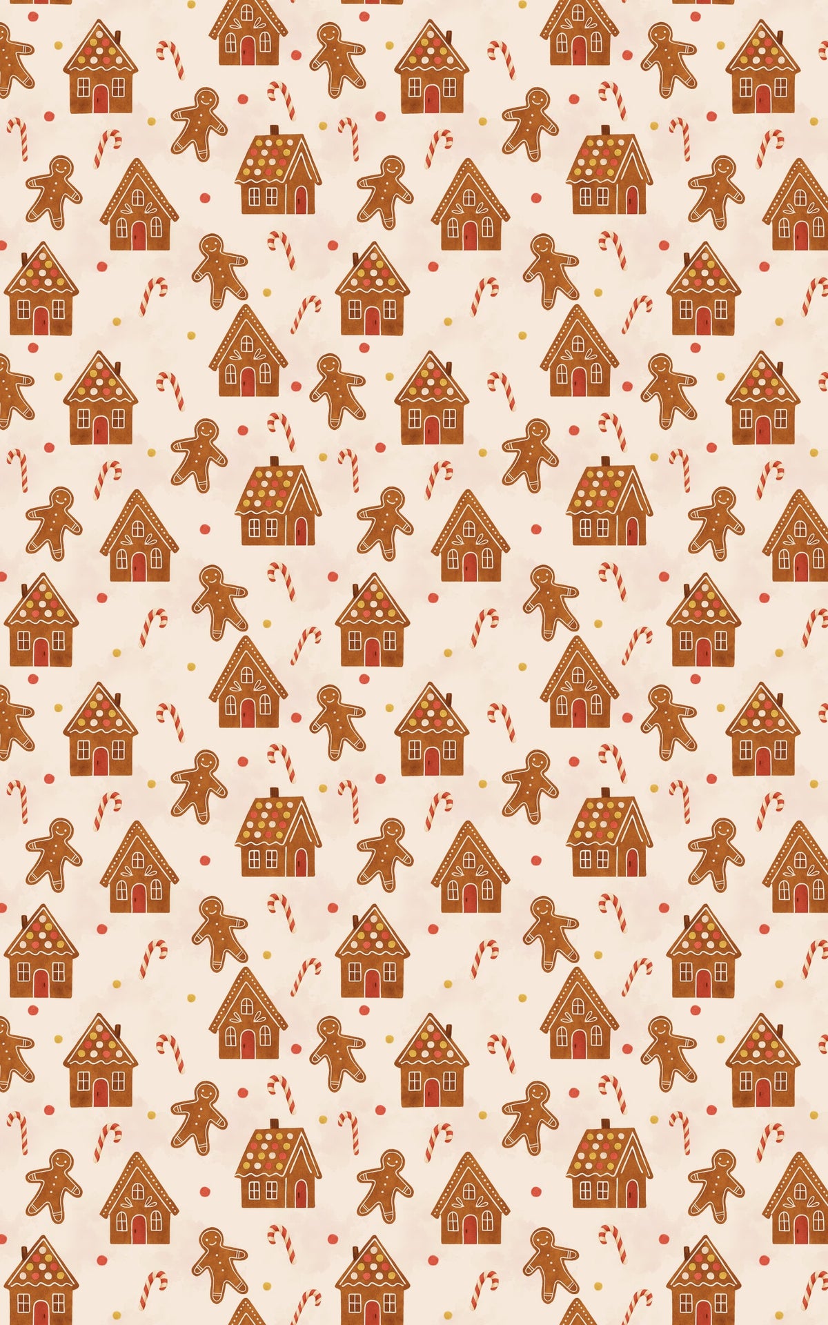 Festive Christmas Gift Wrap, Gingerbread House Wrapping Paper, Holiday Gingerbread Wrapping Paper, Adorable Xmas Gift Wrap Ro