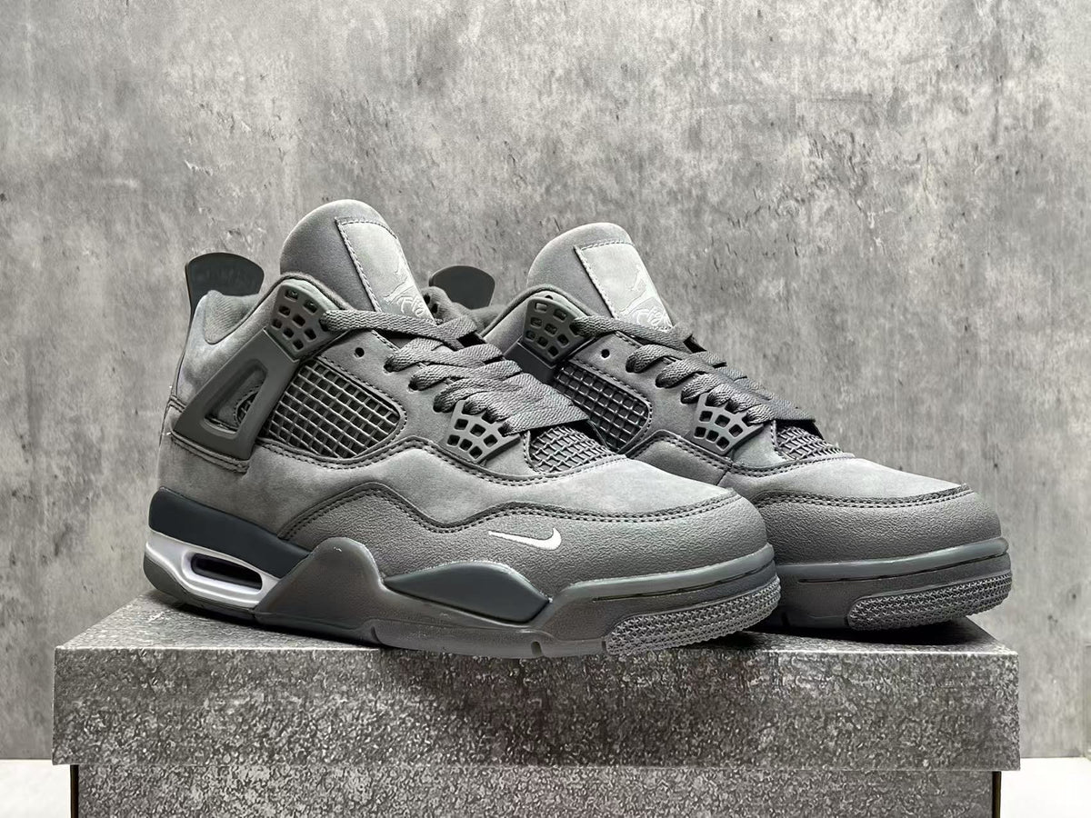 Mid Top Sneakers, Gray Colorway, Lace Up Design, Casual Gift for Sneaker Fans